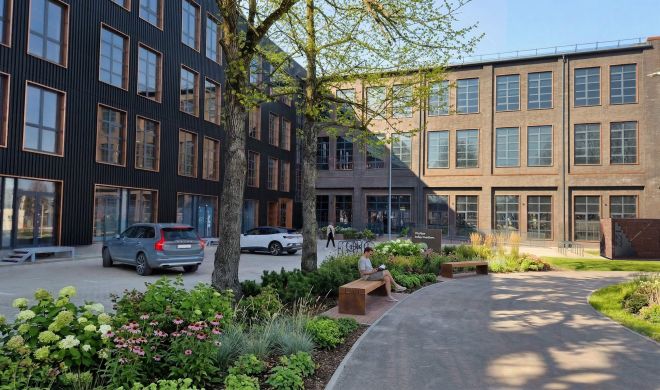 “Grīziņdārza” attīstība turpinās – sākta K1A ēkas renovācija